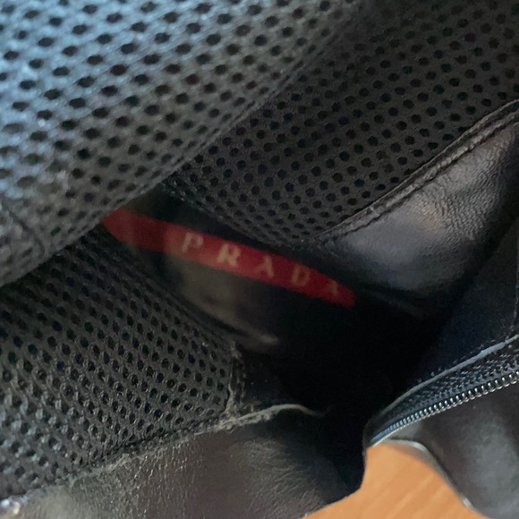 Black Mixed Materials Prada Sport Boot Size 36.5 - Picture 7 of 7